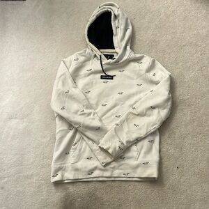Hollister White Hoodie, Size Medium